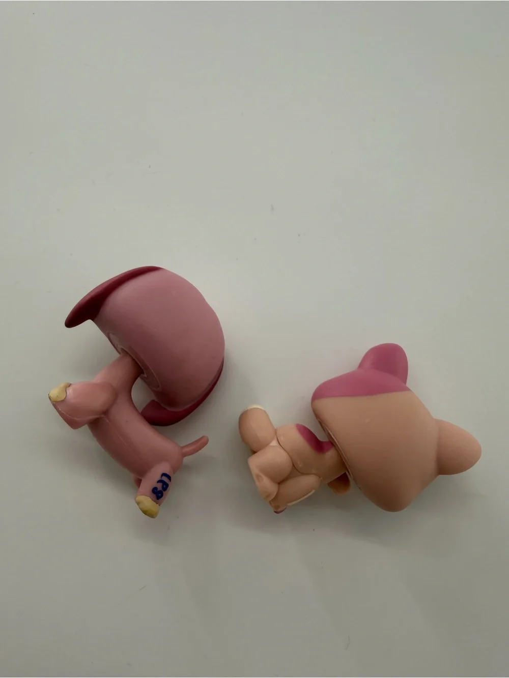 Littlest Pet Shop LPS 1306 Dachshund Dog 1402 Cat Pink Bundle Hasbro Collectible